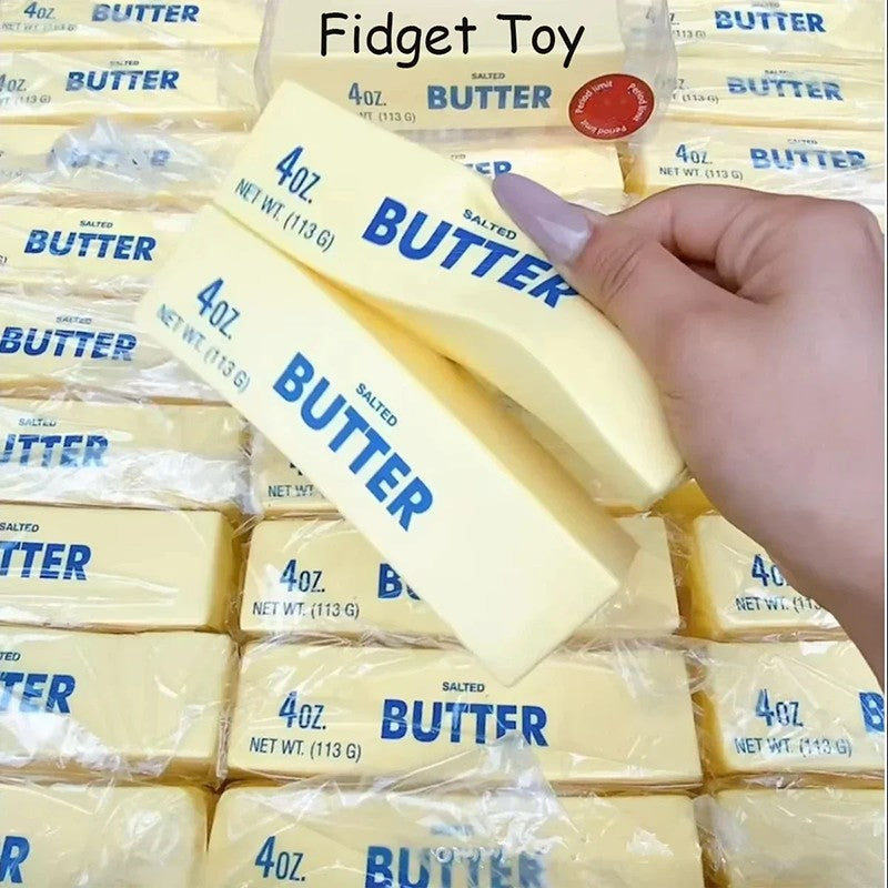 Brinquedo Anti-stress em Forma de Queijo, Bastão Elástico Macio, Brinquedo Engra