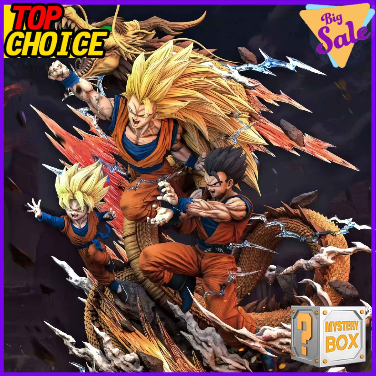 Dragon Ball Z Anime Figura Caixa Mistério 12pcs Aleatória Cápsula Gacha Brinqued