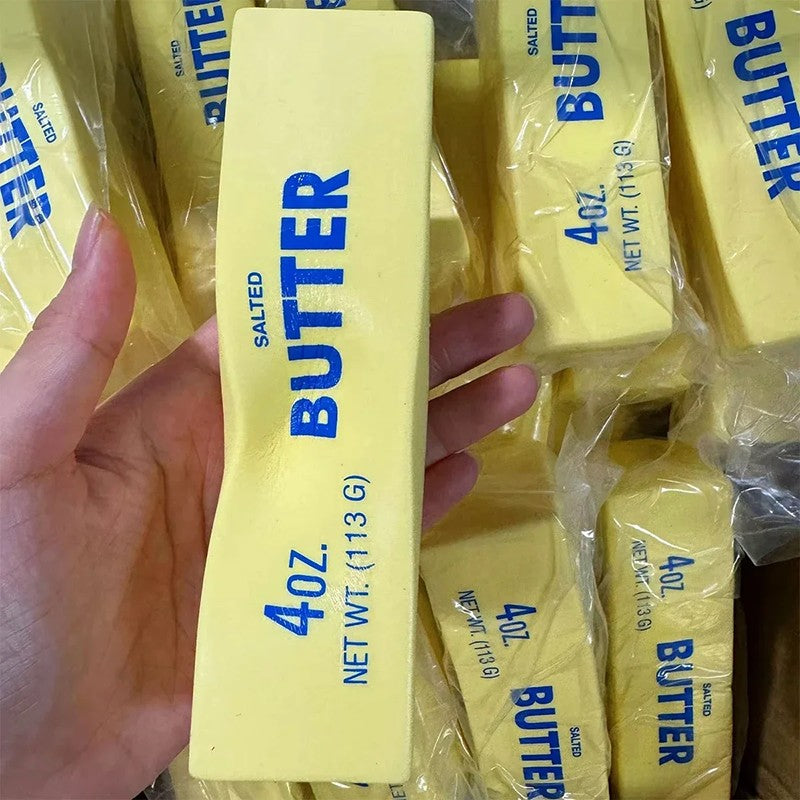 Brinquedo Anti-stress em Forma de Queijo, Bastão Elástico Macio, Brinquedo Engra
