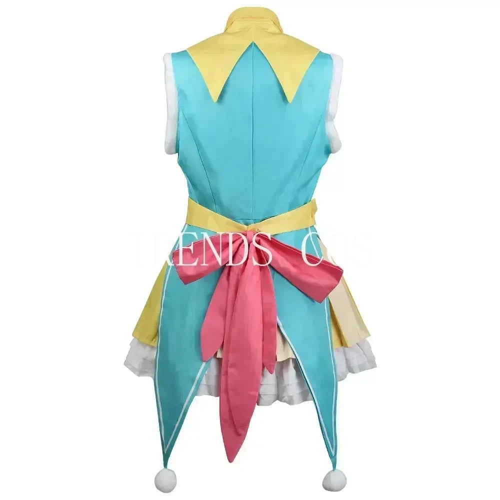Fantasia Kusanagi Nene Cosplay – Project Sekai | Vestido Idol com Peruca 90cm