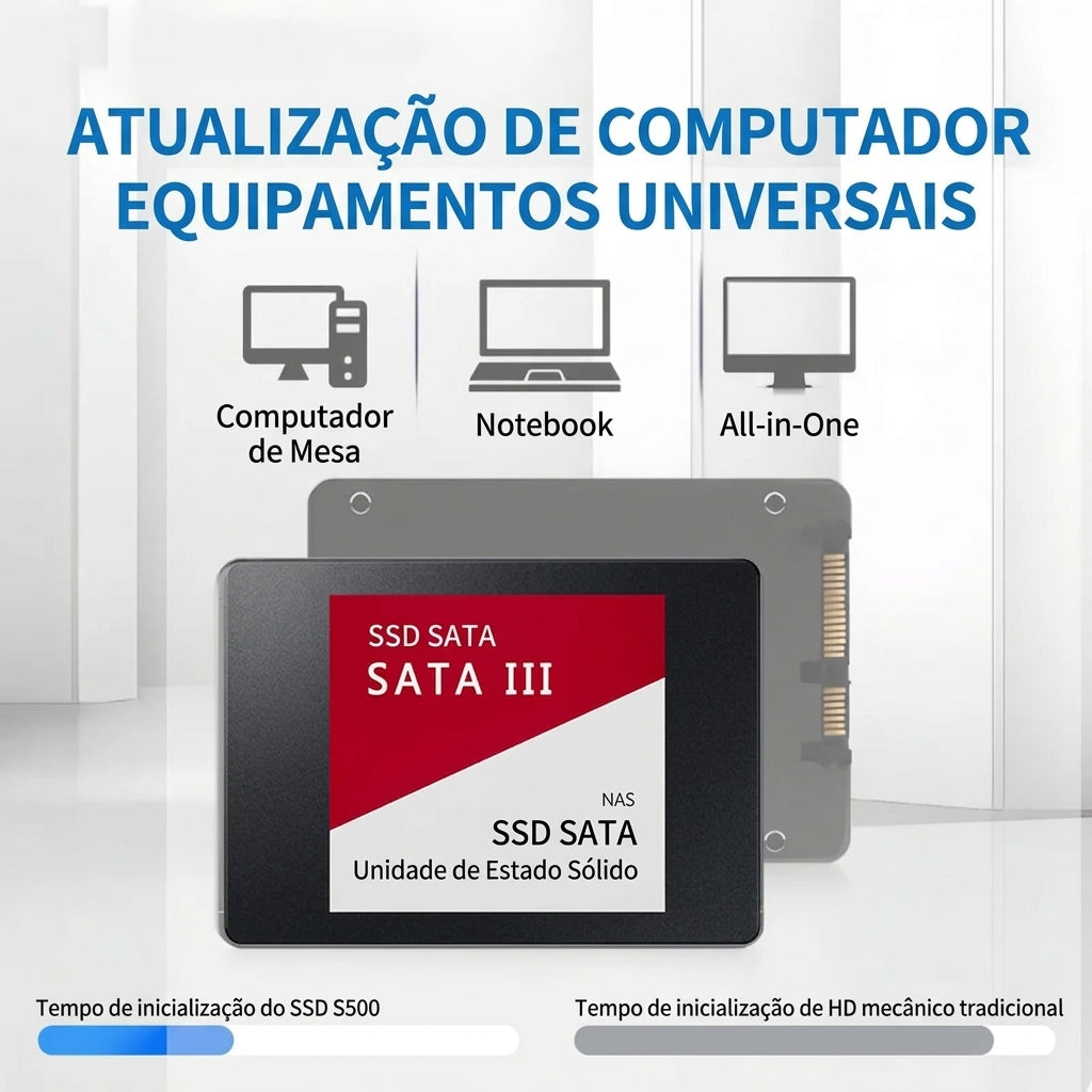 Original New 2.5 Inch SATA3 SSD Internal Solid State Drive for Laptop Desktop - 120GB 240GB 500GB Hard Disk Option