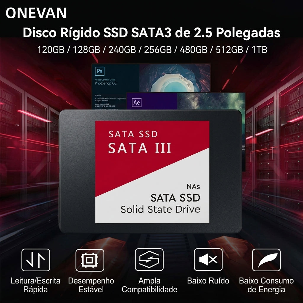 Original New 2.5 Inch SATA3 SSD Internal Solid State Drive for Laptop Desktop - 120GB 240GB 500GB Hard Disk Option