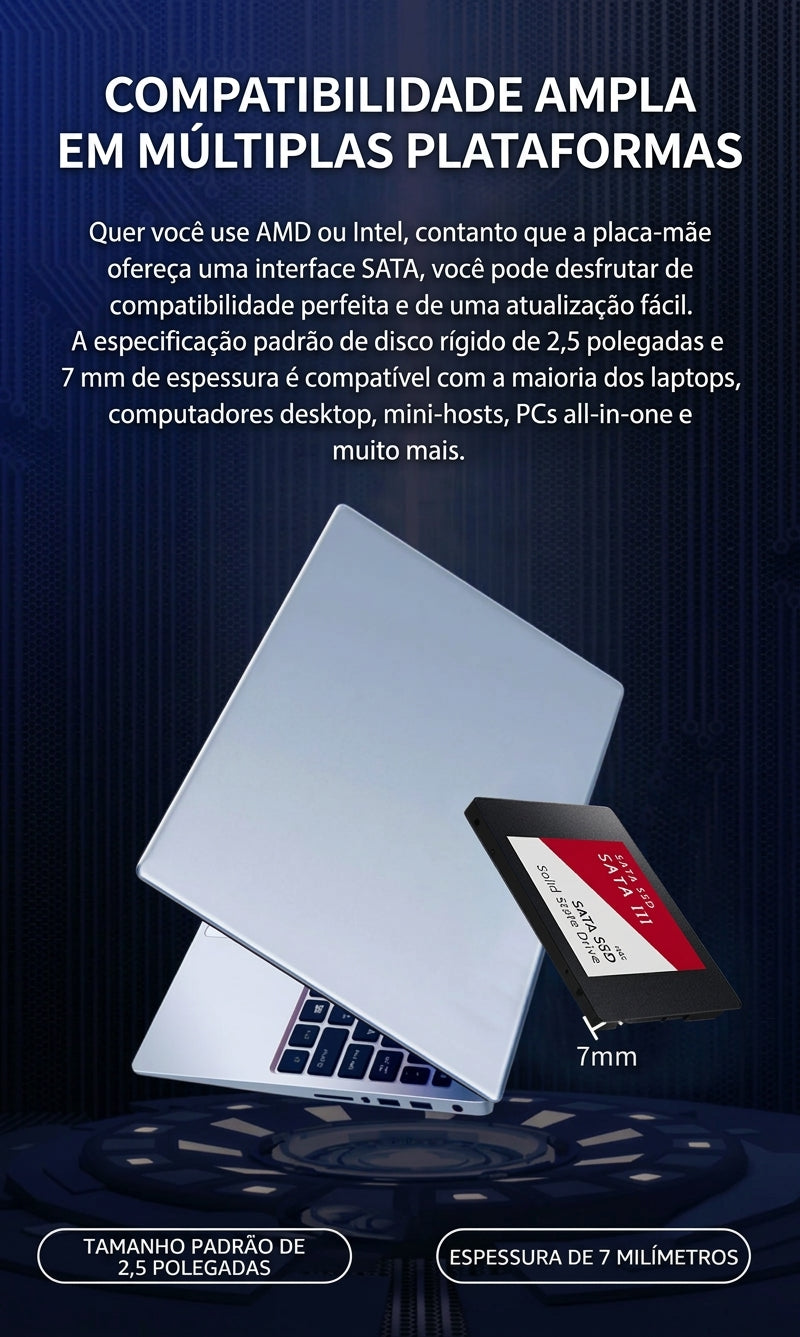 Original New 2.5 Inch SATA3 SSD Internal Solid State Drive for Laptop Desktop - 120GB 240GB 500GB Hard Disk Option