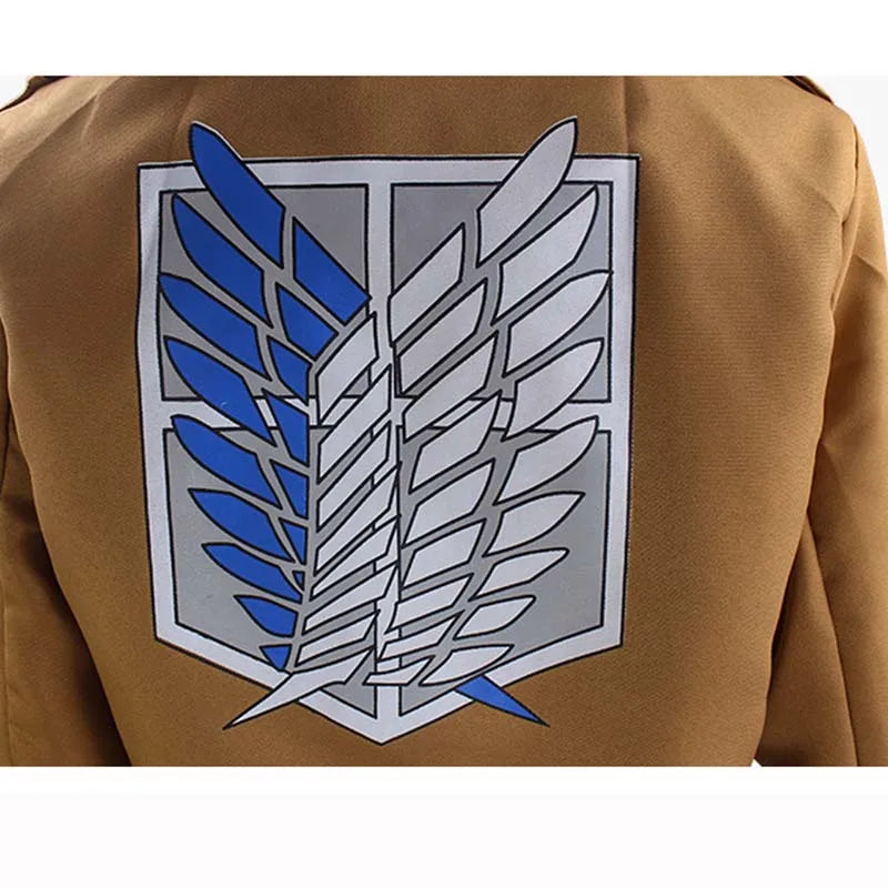 Fantasia Attack on Titan – Levi, Mikasa, Eren ou Hange | Kit Completo com Peruca