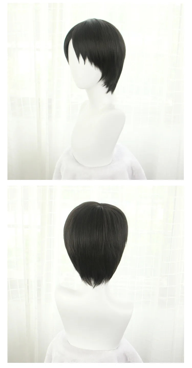 Fantasia Attack on Titan – Levi, Mikasa, Eren ou Hange | Kit Completo com Peruca