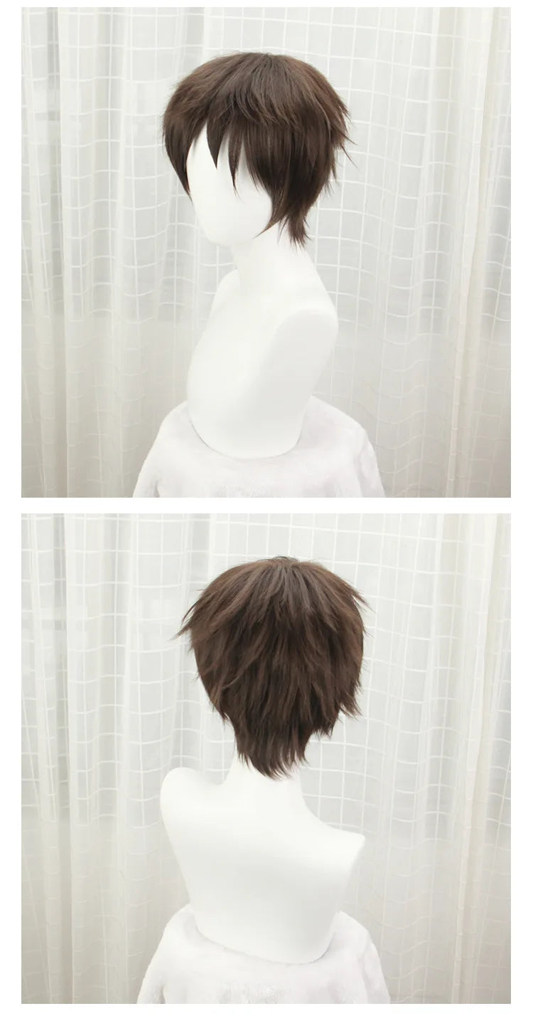 Fantasia Attack on Titan – Levi, Mikasa, Eren ou Hange | Kit Completo com Peruca