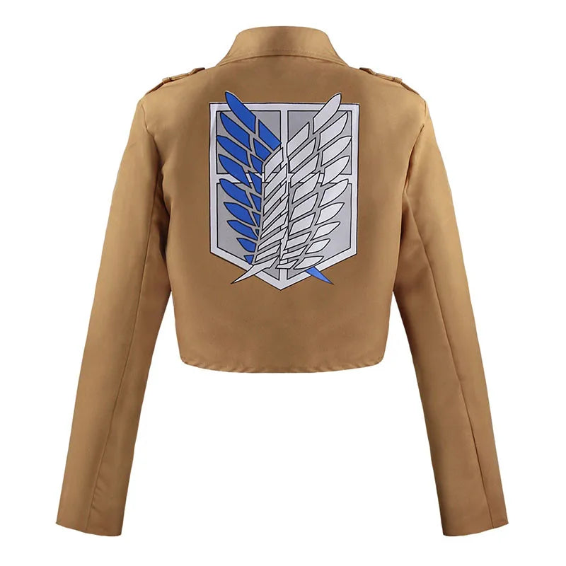 Fantasia Attack on Titan – Levi, Mikasa, Eren ou Hange | Kit Completo com Peruca