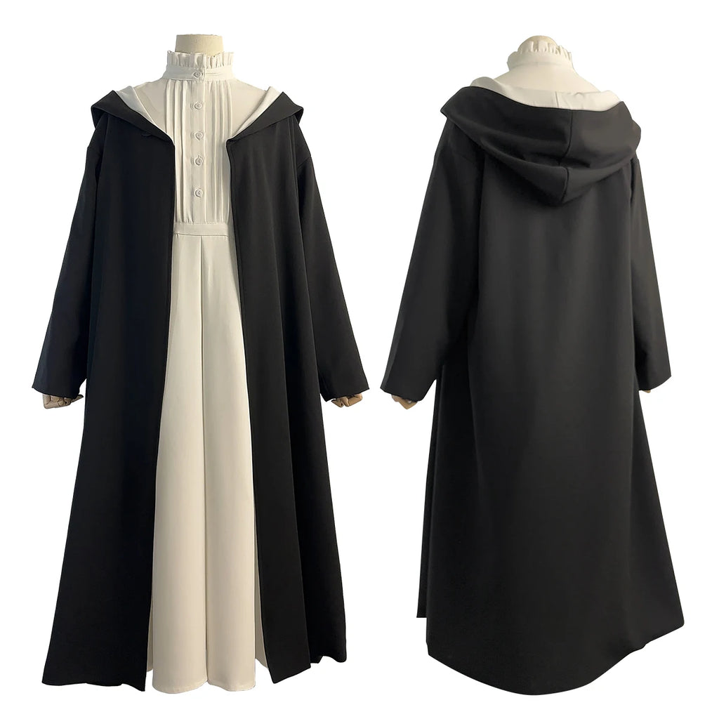 Fantasia Fern Cosplay – Frieren: Além da Jornada | Vestido, Capa e Peruca