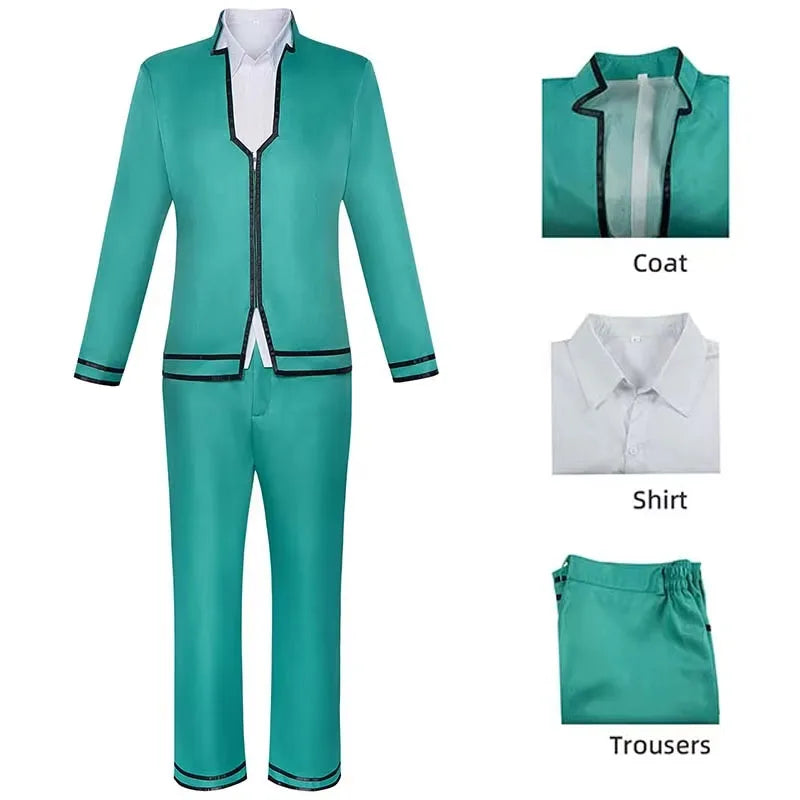 Fantasia Saiki Kusuo Cosplay – The Disastrous Life of Saiki K. | Uniforme Escolar Completo