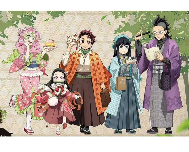 Fantasia Kanroji Mitsuri – Demon Slayer | Kimono Rosa Completo com Peruca Opcional