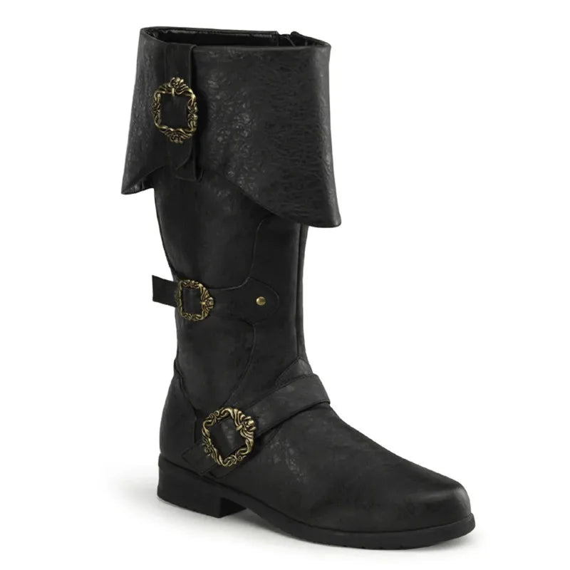 Bota Medieval Pirata Cosplay – Steampunk Viking | Halloween e Carnaval para Homens e Mulheres