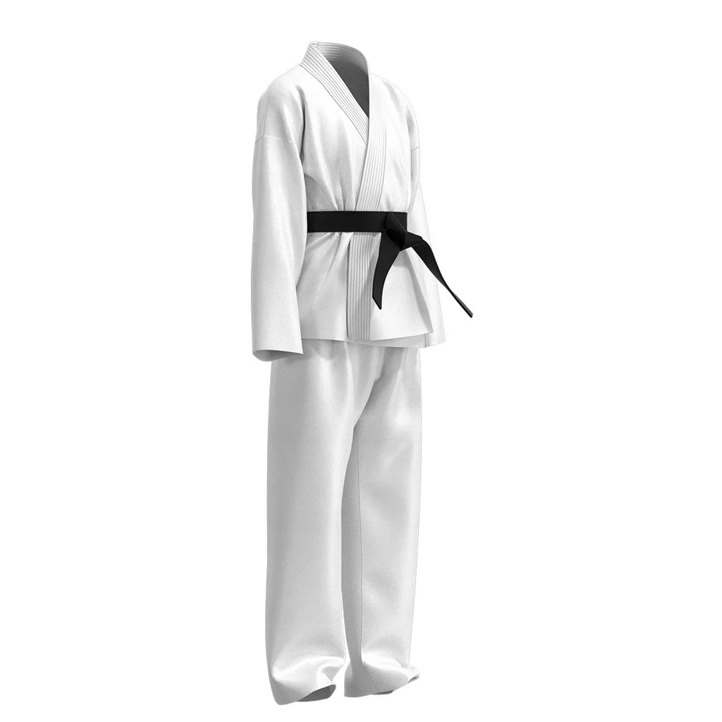 Fantasia Cobra Kai Cosplay – Karatê | Kimono Preto ou Branco para Crianças e Adultos