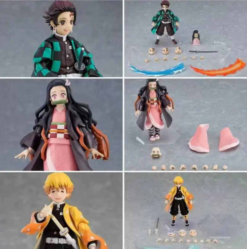 Figma – Action Figure Articulada Rengoku Kyojuro com Efeito de Chamas | Demon Slayer