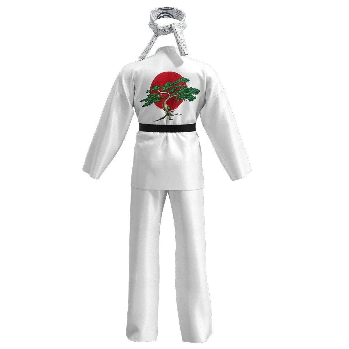 Fantasia Cobra Kai Cosplay – Karatê | Kimono Preto ou Branco para Crianças e Adultos