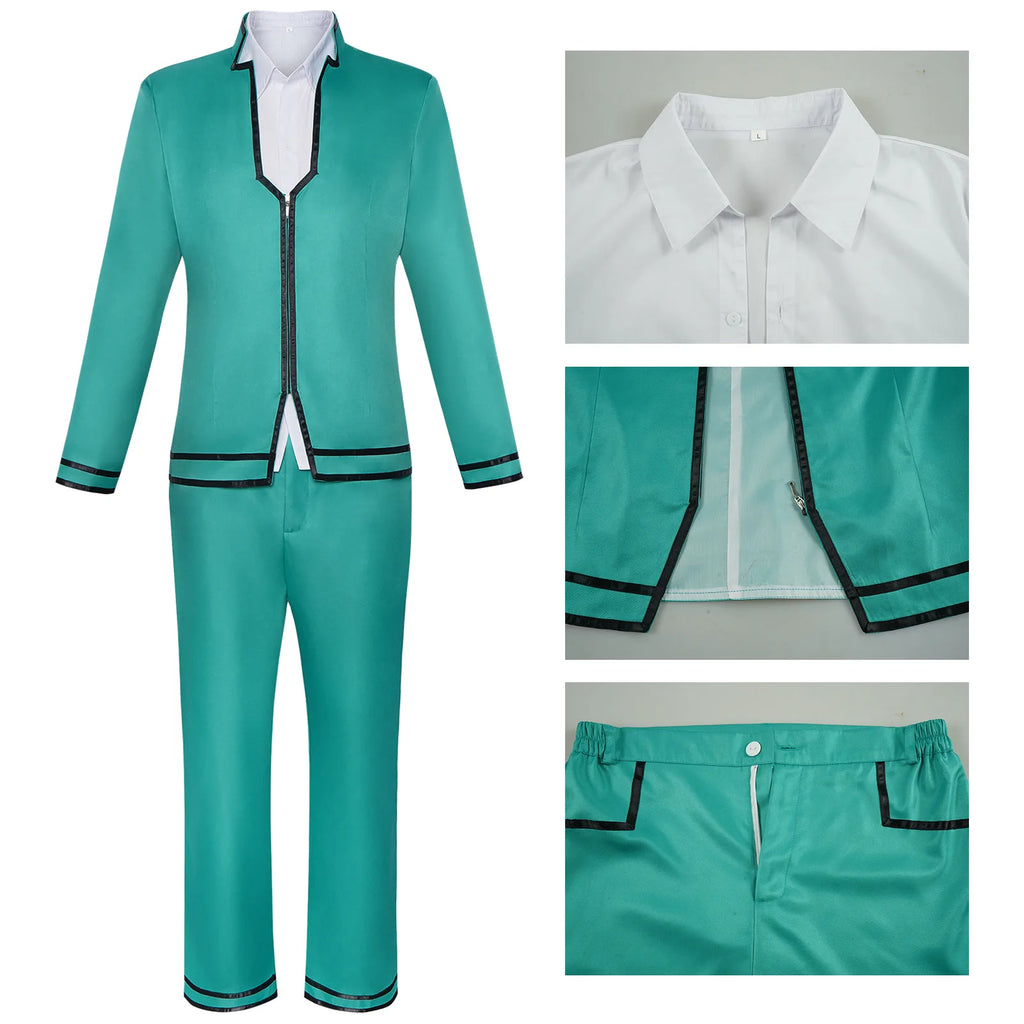 Fantasia Saiki Kusuo Cosplay – The Disastrous Life of Saiki K. | Uniforme Escolar Completo