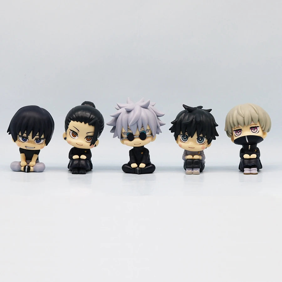 Boneco Colecionável Jujutsu Kaisen 10cm Versão Q – Gojo Satoru, Choso ou Geto Suguru | PVC Chibi