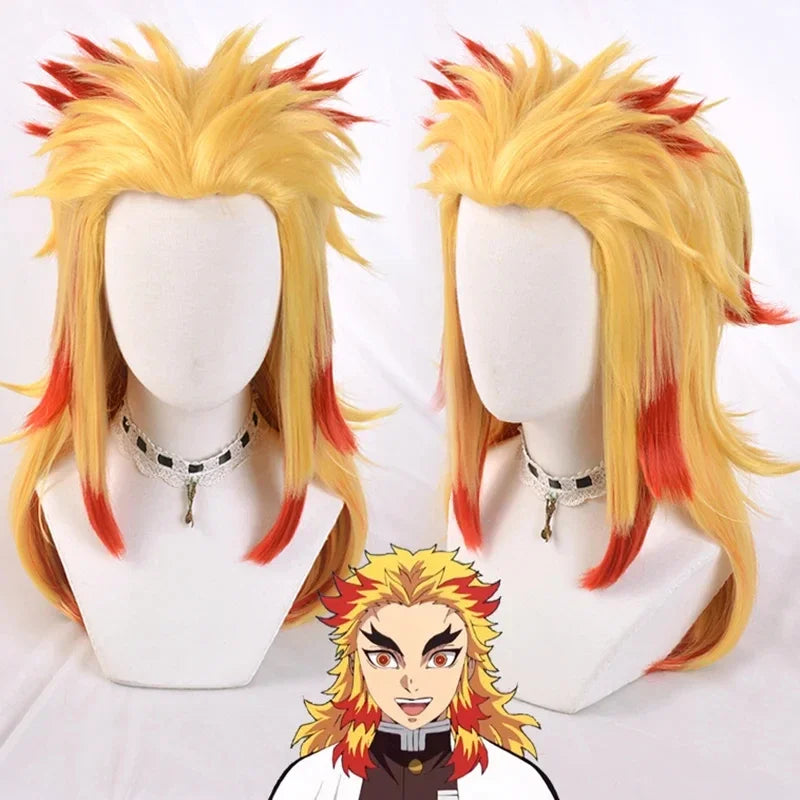 Fantasia Cosplay Rengoku Kyojuro – Demon Slayer / Kimetsu no Yaiba | Adulto e Infantil