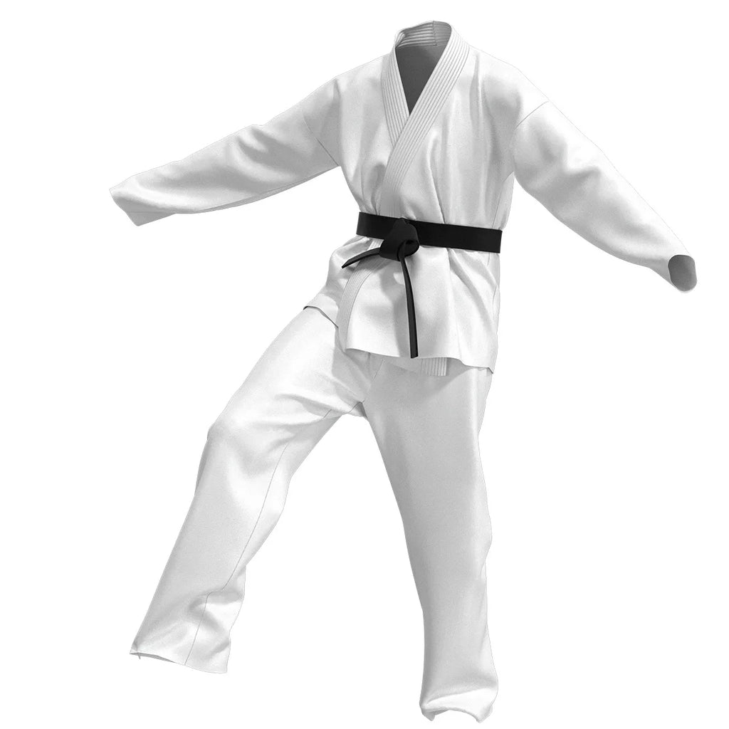 Fantasia Cobra Kai Cosplay – Karatê | Kimono Preto ou Branco para Crianças e Adultos