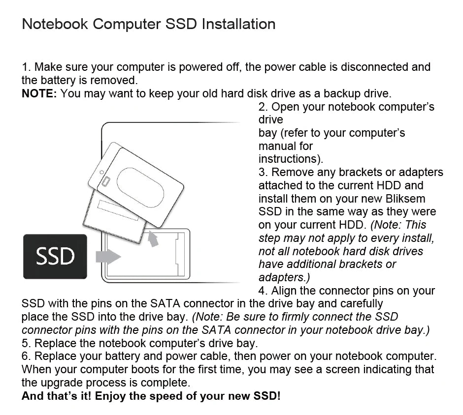 SSD SomnAmbulist 2.5" – Drive de Estado Sólido para Notebook e Desktop | SATA3 64GB 128GB 256GB 512GB