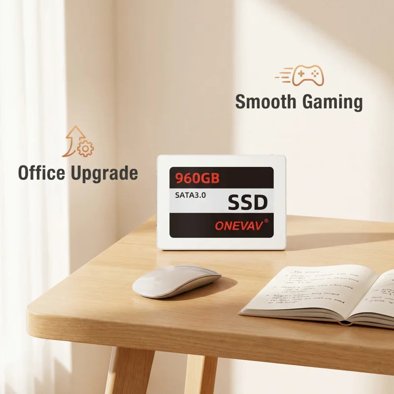 SSD e HD Interno 2.5" SATA para Notebook – 120GB 240GB 512GB 1TB 2TB