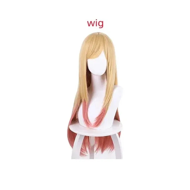 Fantasia Kitagawa Marin Cosplay – Sono Bisque Doll | Uniforme Escolar com Peruca