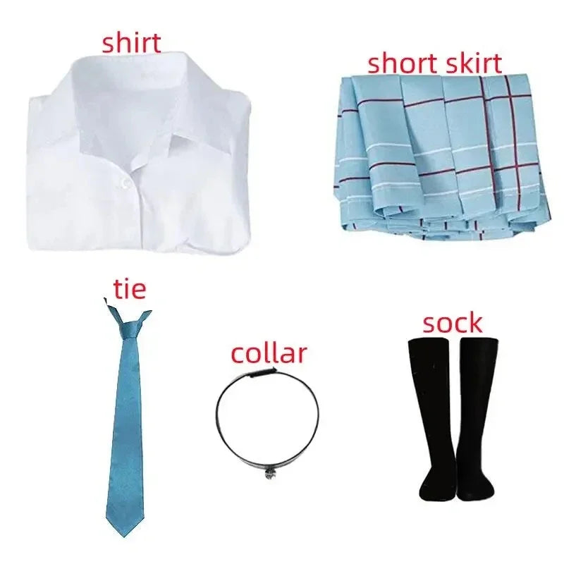 Fantasia Kitagawa Marin Cosplay – Sono Bisque Doll | Uniforme Escolar com Peruca