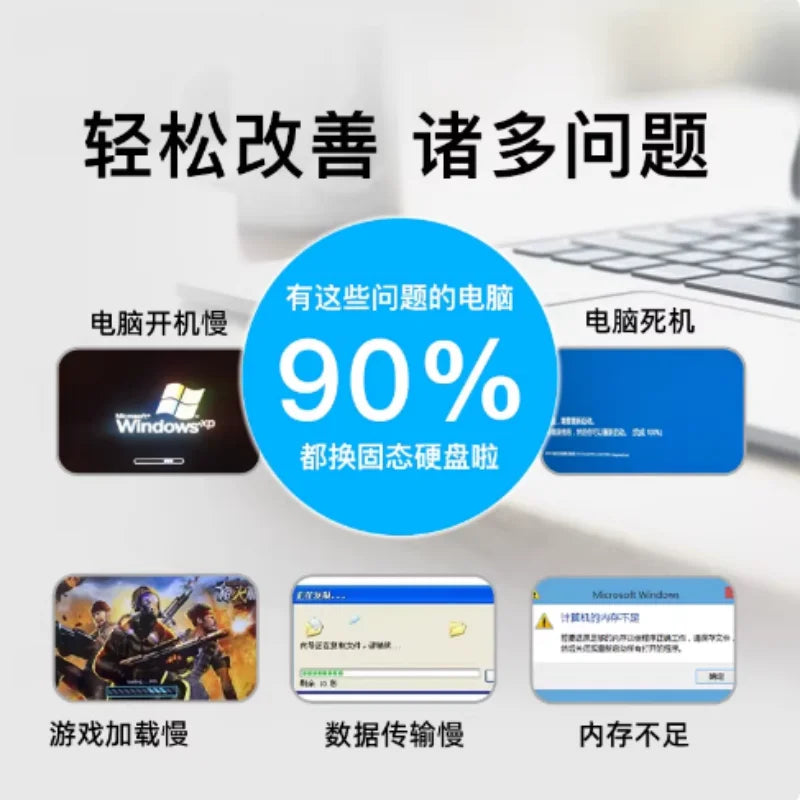 SSD Interno 2.5" SATA3 para Notebook e Desktop – 120GB 240GB 500GB