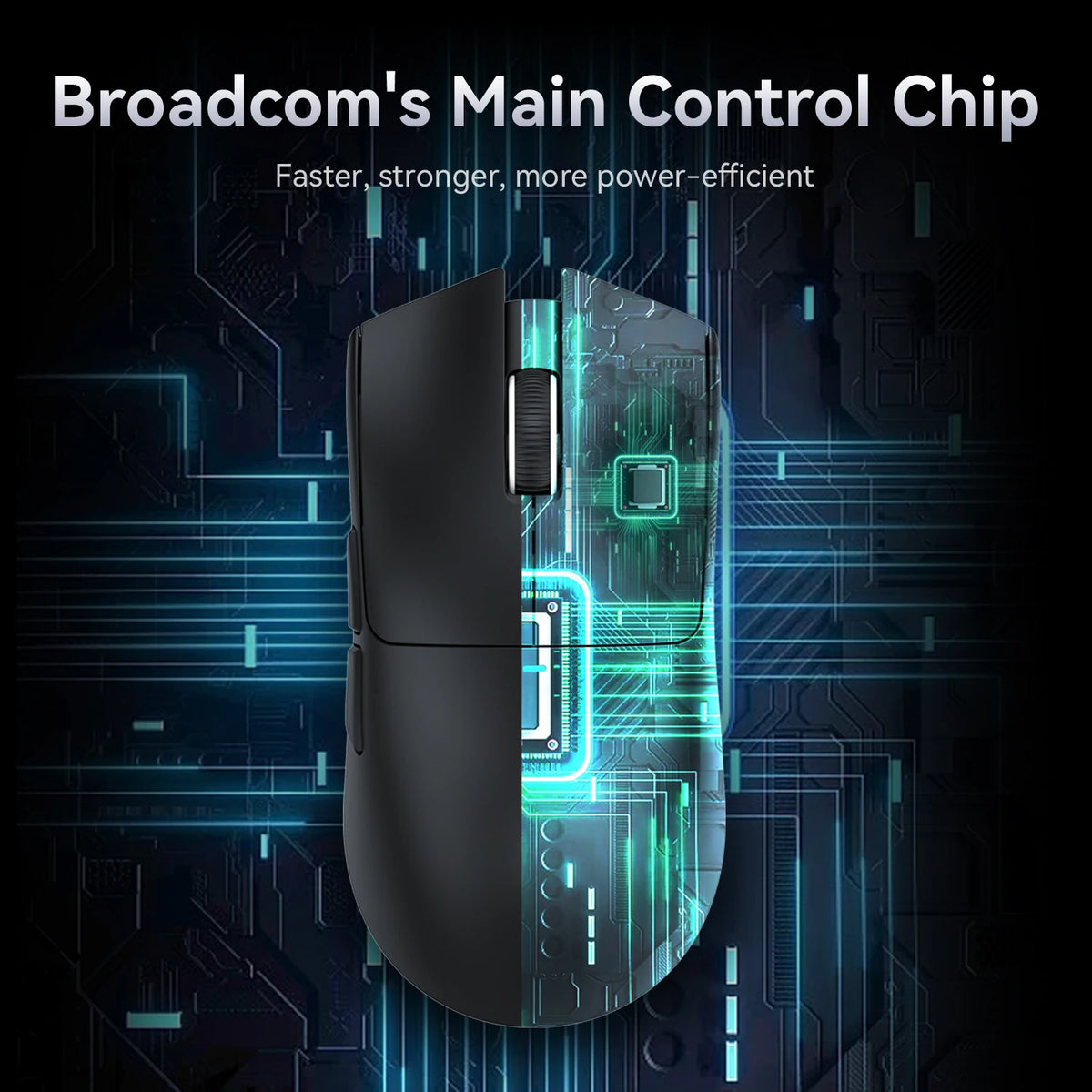 Mouse Gamer Attack Shark X11 Sem Fio Bluetooth 3 Modos – RGB, PAW3311, Carregamento Magnético
