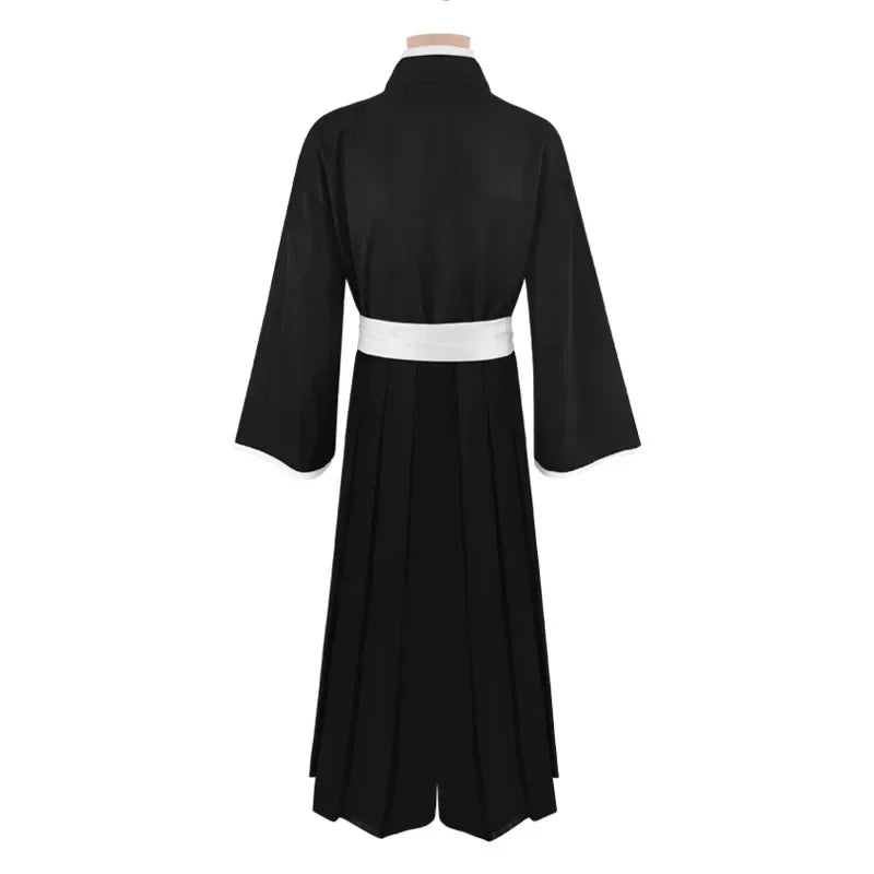Fantasia Kurosaki Ichigo Cosplay – Bleach | Kimono Shinigami Mugetsu/Tensa Zangetsu