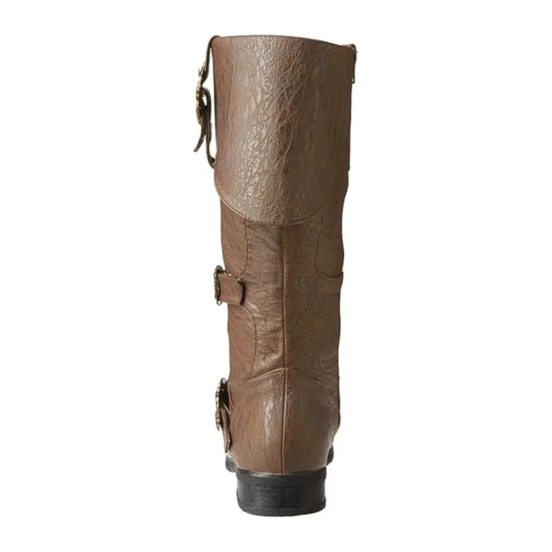 Bota Medieval Pirata Cosplay – Steampunk Viking | Halloween e Carnaval para Homens e Mulheres