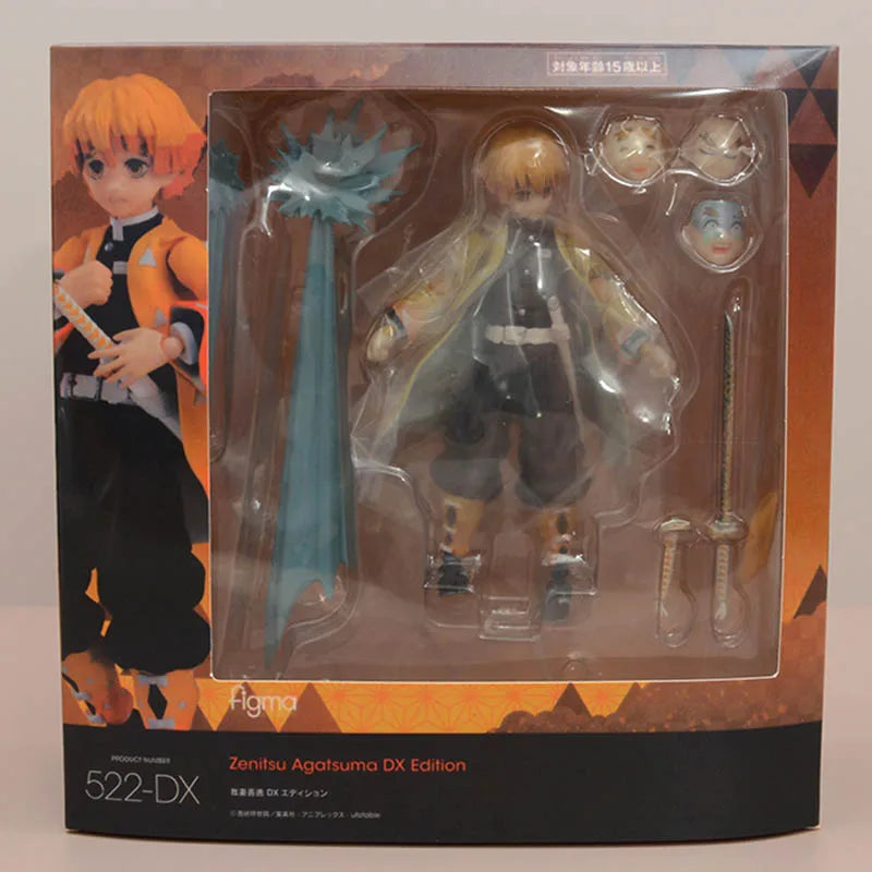 Figma – Action Figure Articulada Rengoku Kyojuro com Efeito de Chamas | Demon Slayer