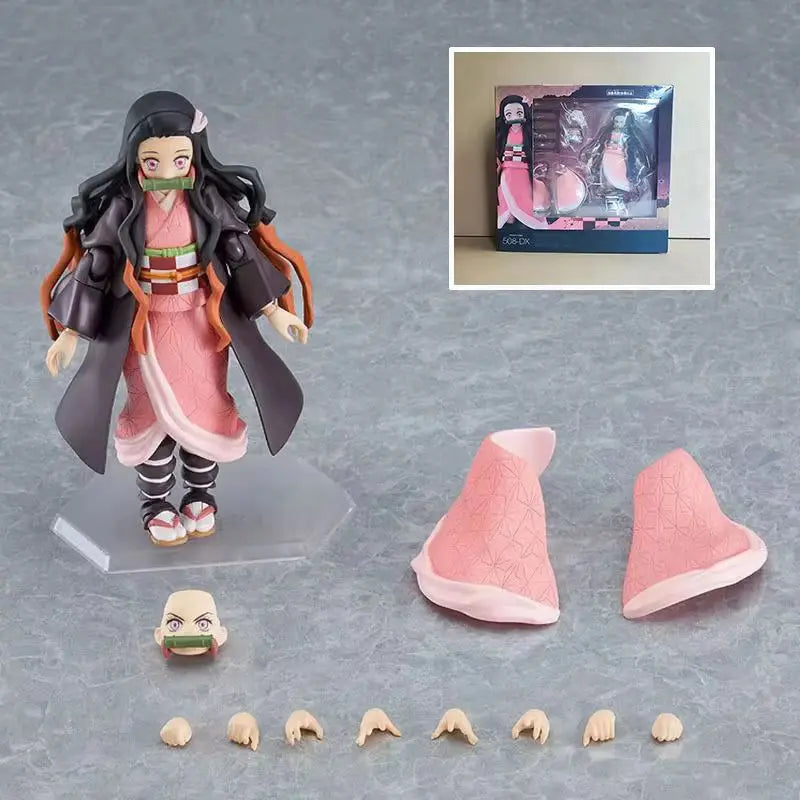 Figma – Action Figure Articulada Rengoku Kyojuro com Efeito de Chamas | Demon Slayer