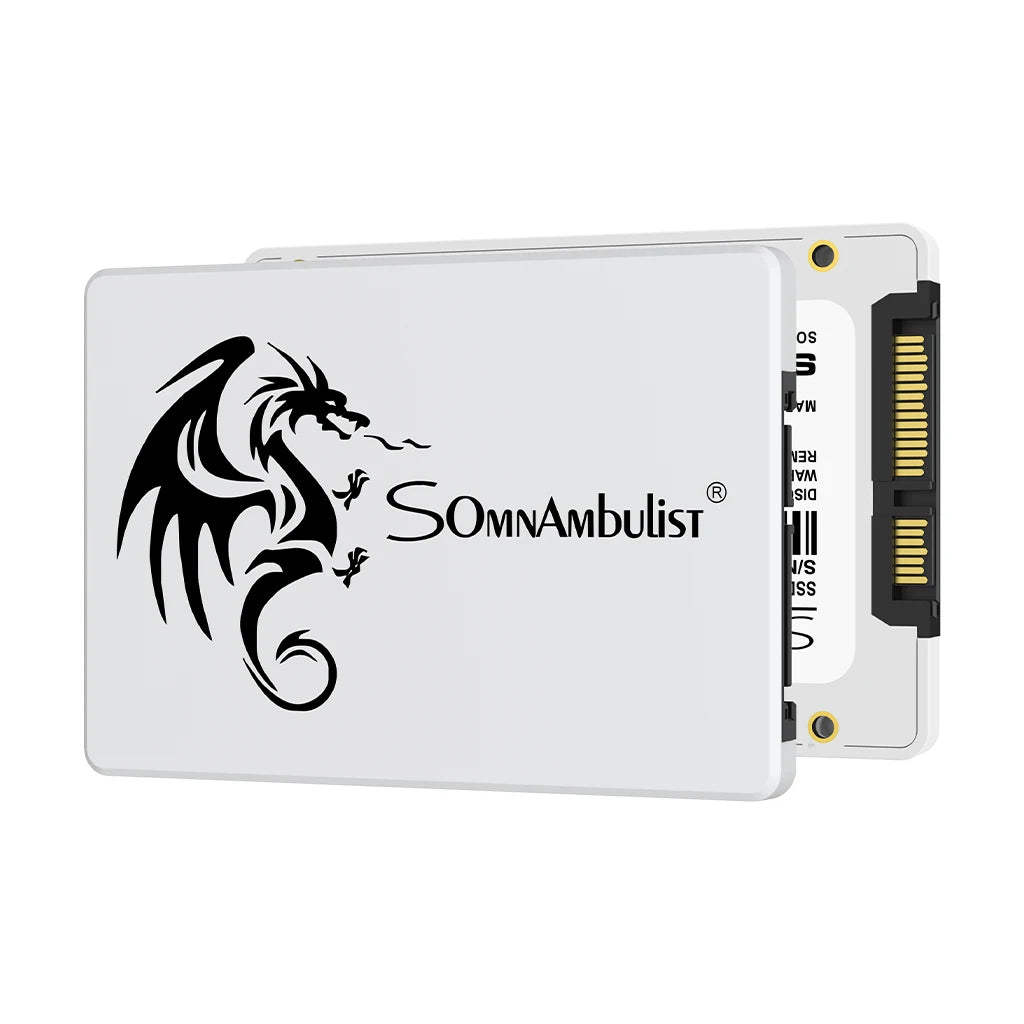 SSD SomnAmbulist 2.5" – Drive de Estado Sólido para Notebook e Desktop | SATA3 64GB 128GB 256GB 512GB