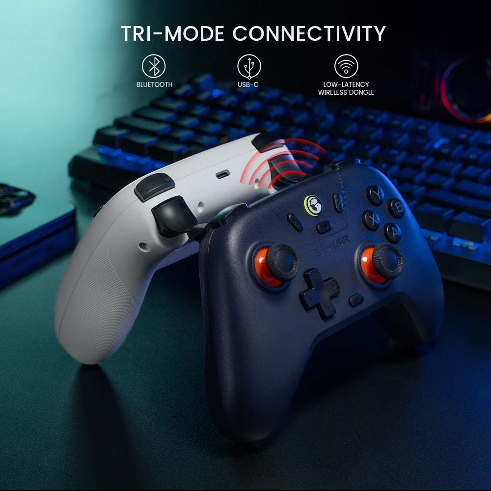 Controle Gamer GameSir Nova Lite Sem Fio – Bluetooth, Hall Effect | Switch, Android, iOS, PC e Steam