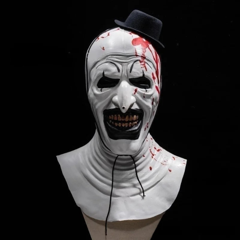 Fantasia Art The Clown Terrifier 2 – Macacão + Máscara de Látex para Halloween
