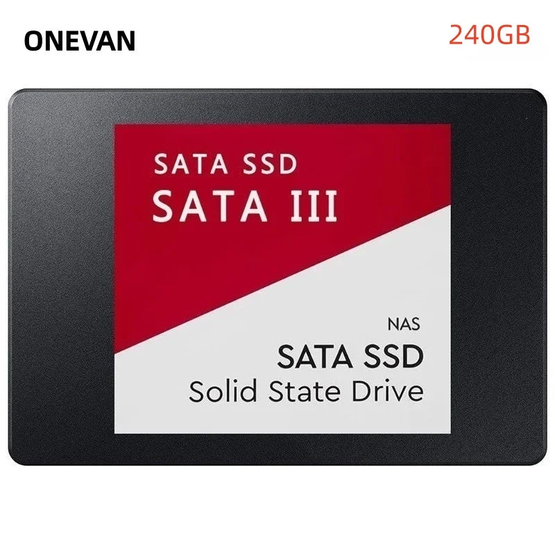 SSD Interno 2.5" SATA3 para Notebook e Desktop – 120GB 240GB 500GB