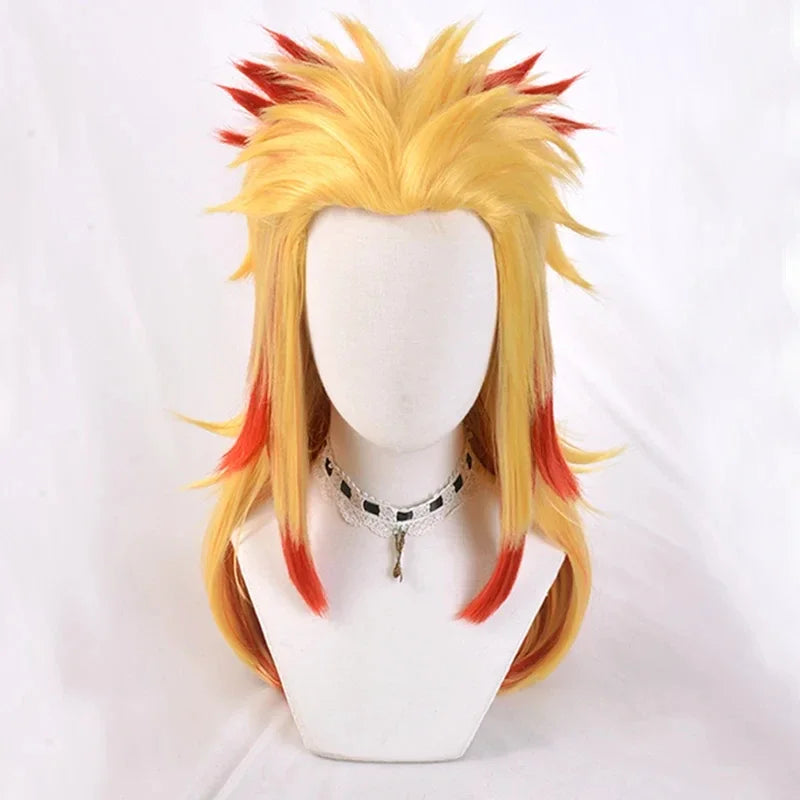 Fantasia Cosplay Rengoku Kyojuro – Demon Slayer / Kimetsu no Yaiba | Adulto e Infantil