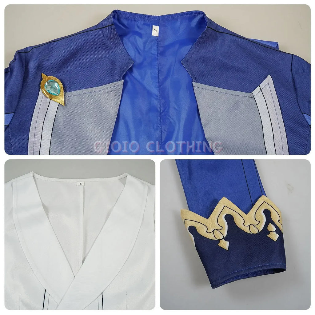 Fantasia Furina Focalors Cosplay – Genshin Impact | Uniforme para Halloween e Carnaval