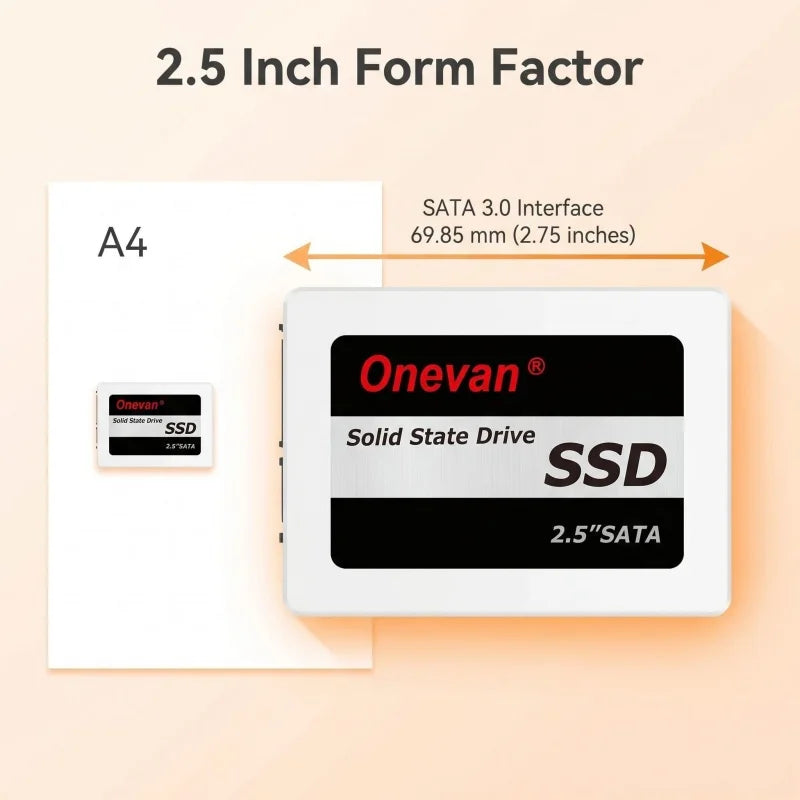 SSD e HD Interno 2.5" SATA para Notebook – 120GB 240GB 512GB 1TB 2TB