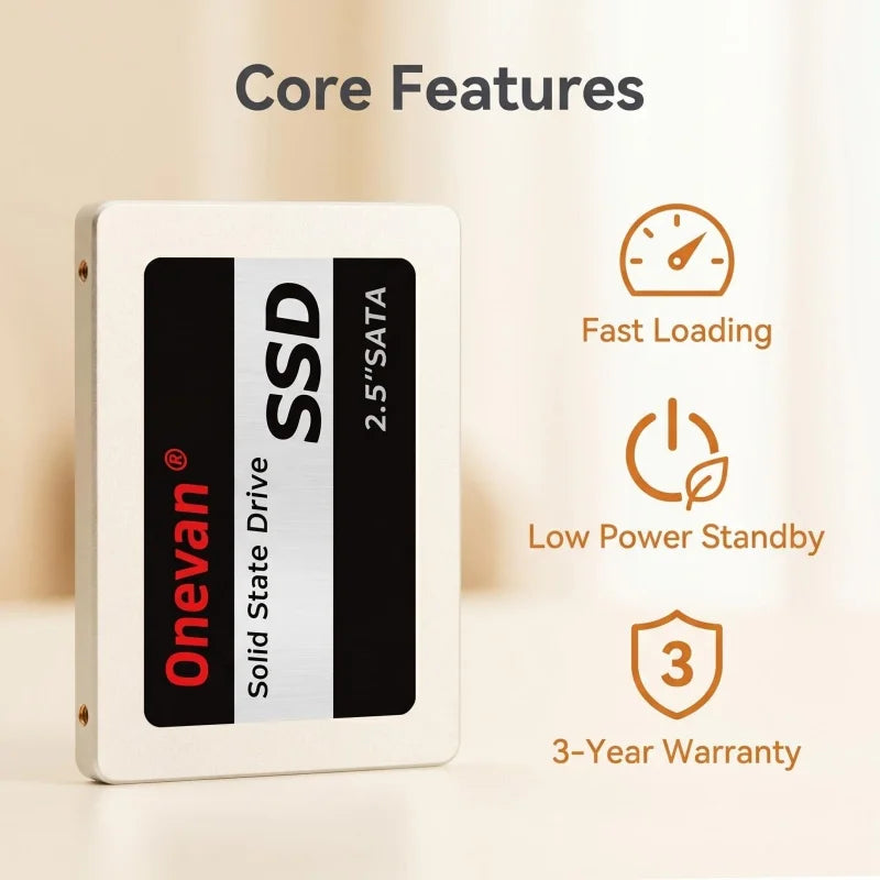 SSD e HD Interno 2.5" SATA para Notebook – 120GB 240GB 512GB 1TB 2TB