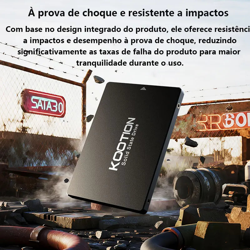 SSD KOOTION SATA 2.5" para PC, Notebook e PS4 – 128GB 240GB 480GB 512GB 1TB