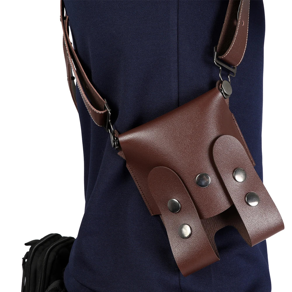 Acessórios Leon Kennedy Cosplay – Resident Evil | Colete Tático, Cinto e Coldres