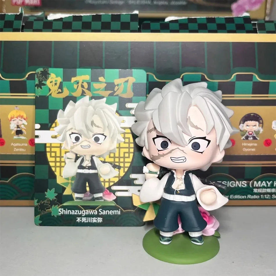 Kit 12 Bonecos Colecionáveis Demon Slayer Versão Q – PVC 6–9cm | Coleção Completa