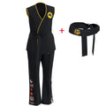 Fantasia Cobra Kai Cosplay – Karatê | Kimono Preto ou Branco para Crianças e Adultos