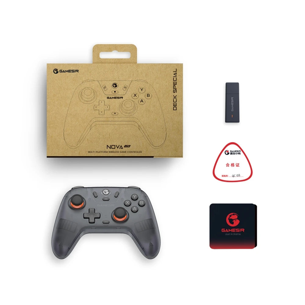 Controle Gamer GameSir Nova Lite Sem Fio – Bluetooth, Hall Effect | Switch, Android, iOS, PC e Steam