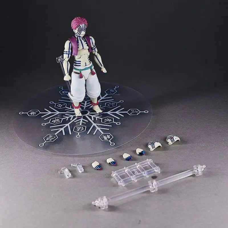Figma – Action Figure Articulada Rengoku Kyojuro com Efeito de Chamas | Demon Slayer