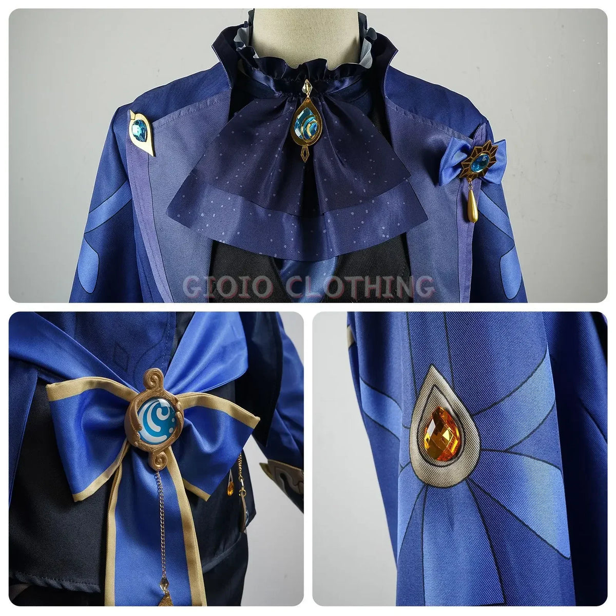 Fantasia Furina Focalors Cosplay – Genshin Impact | Uniforme para Halloween e Carnaval