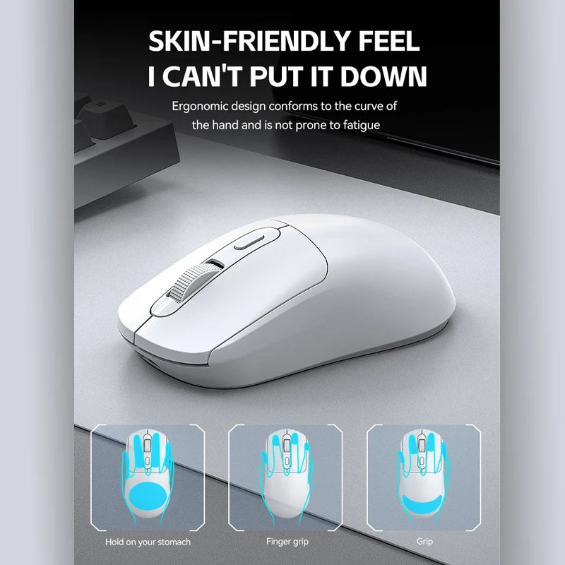 Mouse Gamer Sem Fio Warvank X8 – Bateria 500mAh, Recarga TYPE-C | Notebook e Desktop