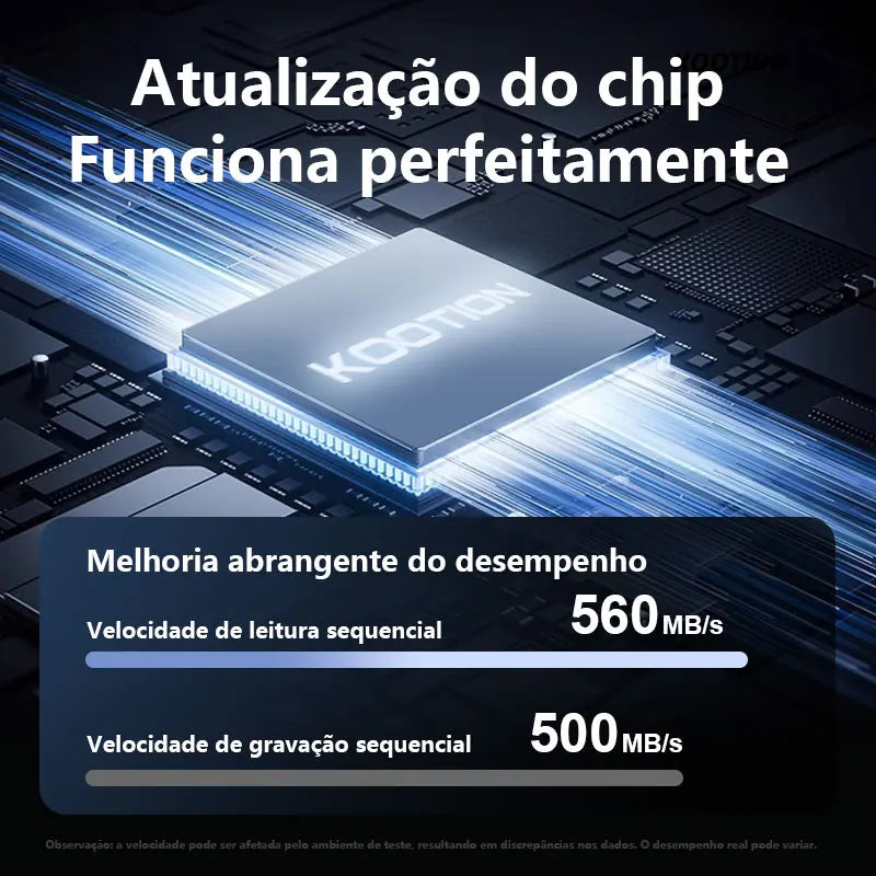 SSD KOOTION SATA 2.5" para PC, Notebook e PS4 – 128GB 240GB 480GB 512GB 1TB