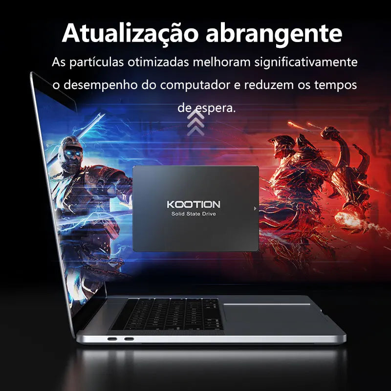 SSD KOOTION SATA 2.5" para PC, Notebook e PS4 – 128GB 240GB 480GB 512GB 1TB